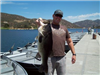 Rod Blunt of Valley Center, 12 Pounds 2 oz Bass caught on Plastic Bait Lure outside of Boat Dock Cove