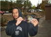 Johnny Kaczmarek of Escondido, 1 Pound 11 Ounces Bluegill on Nightcrawler by Pier 3