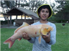 Abisai Gordillo, 9 Pounds 12 Ounces Koi fish caught on Bread and Peanut Butter Combo off Pier 1