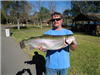 Jason Reden of Valley Center, 8.5 Pounds Trout caught on Powerbait from Catfish Cove