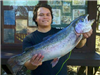 John Larsen of Murrietta, 11 Pounds 8 Ounces Nebraska Tail Walker caught on Silver Thomas Buoyant Lure in Jack Creek Cove