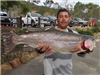 Juan Valdovinos of Escondido, 9 Pounds Trout caught on Green Powerbait inside Trout Cove