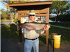 Lane Austin of Murrieta, 7 Pounds 11 Ounces Trout on a superduper lure at Whisker Bay 11-5-13