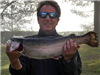 Lonnie Gettman of Carmel Valley, 8 Pounds 4 Ounces Trout caught on Mini Jig from Jack Creek Cove