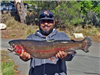 Rudy Garcia of Escondido, 11 Pounds 7 Ounces Trout caught on 4 Ounces test using White JigOrange Power Bait Combo from Jack Creek Cove