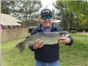 Stan Gold of Oceanside, 7 Pounds 11 Ounces Trout caught on Rainbow Powerbait and White Powerworm Combo from Buoy Line