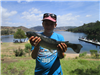 Anthony Najera of Escondido (3.3 Pounds Rainbow Trout) Hidden Valley Kiwanis derby winner. 2nd place youth division on 4-26-15