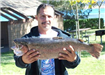 Curt Cardenas of Rancho Bernardo, 11 Pounds 6 Ounces Rainbow Trout caught on Nightcrawler in Whisker Bay