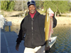 Dave Hudson of Oceanside, 10.85 Pounds Trout caught on 3 Pounds Test Line inside Catfish Cove