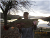 Don Stephensen of Temecula with the new 16.82 Pounds lake record as of 1-15-17 caught on a green smokin worm jig between Pier 2 and Trout Cove.