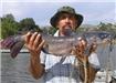 Blas Romero of Escondido, 9.50 pound Blue Catfish caught 10-1-06 on Anchovy in Oakvale Cove