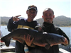 Bond Sengsouly of Escondido, 25.60 pound catfish caught 10-13-13 using cut mackerel at the West Buoy