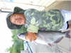 Candle Sichantha of San Diego, 10.60 pound catfish caughtt 7-9-19 using cut mackerel near South Shor