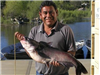 Felix Lopez of Escondido, 12.00 pound Catfish caught 4-15-12 using doughbait on Senior Shoreline