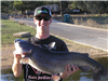 Greg Springer of Oceanside, 20 pound Catfish caught 11-26-11 near South Shore Rock Pile