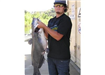 Jacov Erpelding of El Cajon, 30.60 pound Blue Catfish caught 6-25-10 on Plastic Worm near Twin Peaks