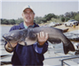 Jim Allen 21 pound3oz. Blue Catfish caught 5-14-99