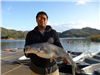 Jose Hernadez of Escondido, 11.50 pound catfish caught 2-22-20 using cut mackerel on Senior Shorelin
