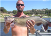 Paul Jones of Temecula, 8.12 pound Catfish caught and released 8-19-07 on Cut Mackerel at West Buoy 