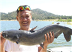Phaykhily Saykham, 12.05 pound Blue Catfish caught 7-21-11 on Nightcrawler in Oakvale Cove