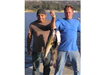 Robert Peterson and Jonathan Pennison of El Cajon, Stringer of 4 Cats (15.62 pound) caught 8-17-09 o
