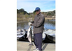 Samuel Doss of Rancho Bernardo, 12.12 pound Blue Catfish caught and released 1-9-10 on Nightcrawler 