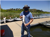 Seth Woodson of Temecula, 4.90 pound catfish caught 7-2-20 using dough-bait near the East Buoys.