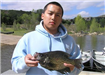 Cory Su of San Diego, 1.95 pound Crappie caught 4-3-11 on Crappie Jig at Bass Point