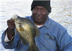 Jerry Harris of Riverside, 2.56 pound Crappie caught 4-7-09 on Shiner in Boat Dock Cove