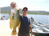 Nick Alcantar of Oceanside, 1.50 pound crappie caught 7-18-23 using a crappie jig at Bass Point.