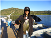 Ratanak Kim of Oceanside, 1.30 pound crappie caught 7-9-23 using a plastic worm at Bass Point.