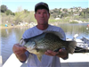 Rick Hatch of Escondido, 2.55 pound Crappie caught 3-22-12 on a Crappie Jig at Crappie Rock
