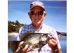 Tom Sheppard, 2.62 pound Crappie caught 3-19-01 on Silver Spoon at Oakvale Cove