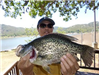 Vu Tien of San Diego, 2.25 pound Crappie caught 5-11-13 using a Crappie jig at Bass Point.