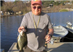 Bob Blackburn of Escondido, 1.85 pound Crappie caught 2-2-12 on Silver Kastmaster in Boat Dock Cove