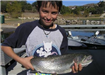 11-year-old Travis Angelo, 5.37 pound Trout caught 12-06