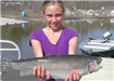 12-year-old Nicole Beachboard, 5.20 pound Trout (her 1st Fish) caught 2-12-10 on Nightcrawler in Boa