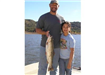 A.J. and Kaylee Hull, 5.31 pound Trout caught 12-31-09 on Nightcrawler in Boat Dock Cove
