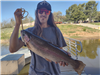 Aiden Gonzales of Vista, 6.80 pound trout caught 4-22-23 using a green roostertail at the west buoy 