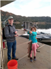 Amber Reader of San Diego, 11.50 pound trout caught 1-3-20 using a marshmallow in Boat Dock Cove.