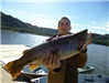 Anthony Duling of Fallbrook, 10.85 pound trout caught 2-2-14 using powerbait west of Senior Shorelin