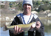 Barry Green, 5.05 pound Trout caught 2-24-10 on Nightcrawler in Boat Dock Cove