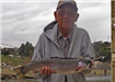 Ben Yaji of Chula Vista, 4.93 pound Trout caught 2-15-09 on Nightcrawler off Senior Shoreline