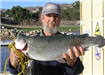 Bruce Umland of Valley Center, 7.50 pound Trout caught 2-18-07 on Nightcrawler with Rainbow Powerbai