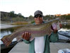 Celso Morales of Escondido, 11.80 pound trout caught 1-4-14 using mini-jig in Willow Cove.