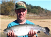 Clay Grose, 6.25 pound Trout caught 1-20-01 on Inflated Nightcrawler at Willow Cove