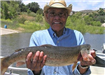 Cliff Chambers, 5.85 pound Trout caught 5-28-10 on Rainbow Powerbait in Oakvale Cove
