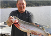 David Bruce of Chula Vista, 7.15 pound Trout caught 3-1-10 using Salmon Eggs on Senior Shoreline