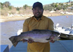 Denny Vath of Escondido, 10.10 pound Trout caught 2-9-11 on Green Powerbait at Senior Shoreline
