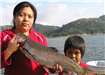 Edith Aguilar of Escondido, 6.80 pound Trout caught 5-17-10 on Nightcrawler and Green Powerbait comb
